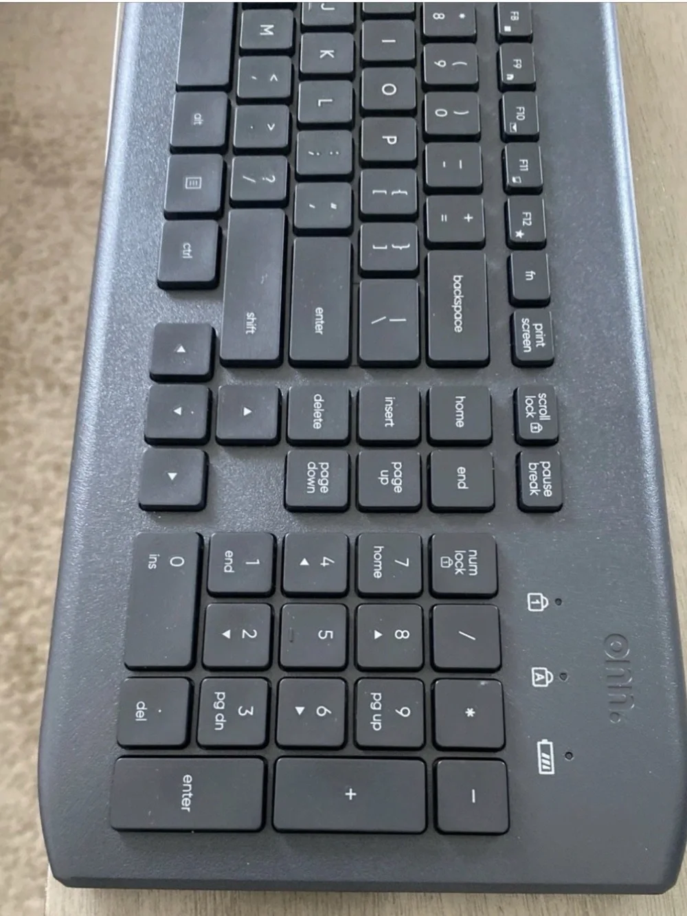 SURF ONN WIRELESS KEYBOARD AND MOUSE 104 Keys No USB Receiver, Keyboard Only